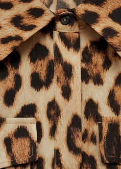 MANGO Sukienki I Kombinezony*Koszulowa sukienka w cętki