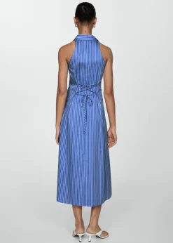 MANGO Sukienki I Kombinezony*Koszulowa sukienka w pasy