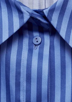 MANGO Sukienki I Kombinezony*Koszulowa sukienka w pasy