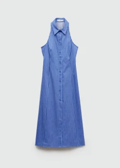 MANGO Sukienki I Kombinezony*Koszulowa sukienka w pasy