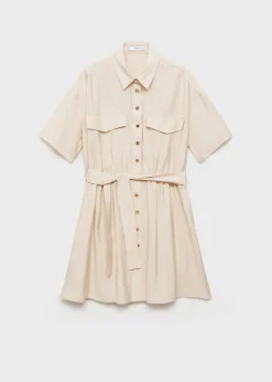 MANGO Sukienki I Kombinezony*Koszulowa sukienka z paskiem