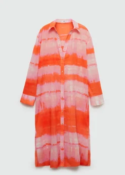 MANGO Sukienki I Kombinezony*Koszulowa wzorzysta sukienka