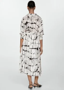 MANGO Sukienki I Kombinezony*Koszulowa wzorzysta sukienka