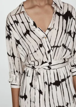 MANGO Sukienki I Kombinezony*Koszulowa wzorzysta sukienka