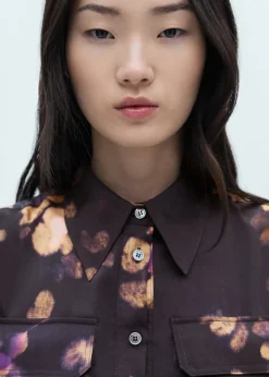 MANGO Sukienki I Kombinezony*Koszulowa wzorzysta sukienka