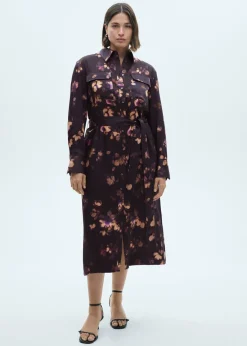 MANGO Sukienki I Kombinezony*Koszulowa wzorzysta sukienka