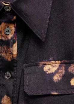 MANGO Sukienki I Kombinezony*Koszulowa wzorzysta sukienka