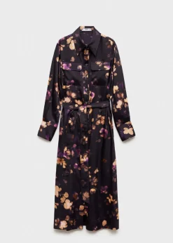 MANGO Sukienki I Kombinezony*Koszulowa wzorzysta sukienka