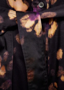 MANGO Sukienki I Kombinezony*Koszulowa wzorzysta sukienka