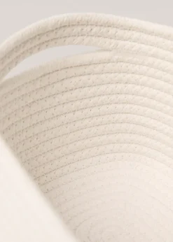 MANGO Kosze Do Sypialni|Kosze Do Salonu*Koszyk do przechowywania z 100% bawełny 27 x 17 cm