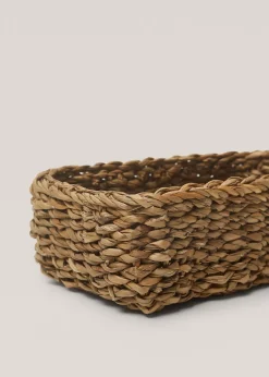 MANGO Kosze Do Sypialni|Kosze Do Salonu*Koszyk pleciony z naturalnych włókien 22 x 14 cm