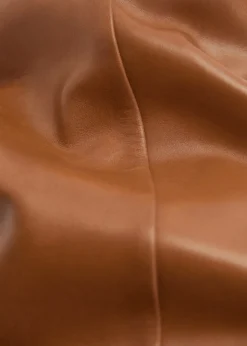 MANGO Akcesoria Skórzane*Kozaki skórzane z marszczeniem