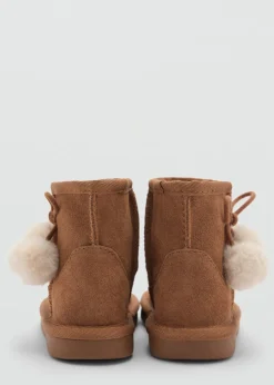 Dzieci MANGO Buty*Kozaki skórzane z niską cholewką