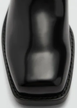 MANGO Buty*Kozaki z kwadratowym noskiem i metalowymi elementami