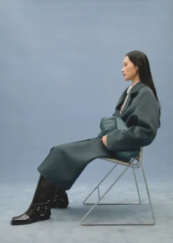 MANGO Buty*Kozaki z kwadratowym noskiem i metalowymi elementami