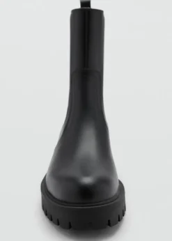 MANGO Buty*Kozaki za kostkę z grubą podeszwą