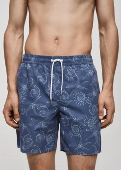 MANGO Więcej Akcesoriów*Kąpielówki z morskimi motywami