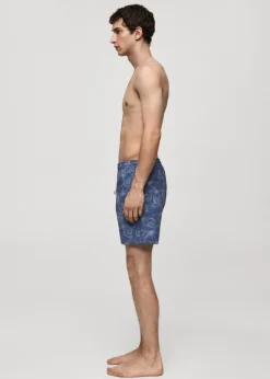 MANGO Więcej Akcesoriów*Kąpielówki z morskimi motywami