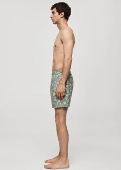 MANGO Więcej Akcesoriów*Kąpielówki z nadrukiem w papaje