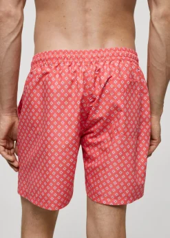 MANGO Więcej Akcesoriów*Kąpielówki z troczkami i nadrukiem