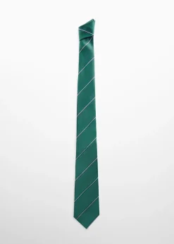 MANGO Więcej Akcesoriów*Krawat ze wzorem w paski