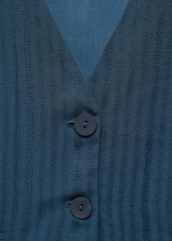 MANGO Kamizelki*Krótka kamizelka w paski