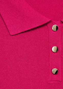 MANGO Topy|Koszulki*Krótka koszulka polo z dzianiny