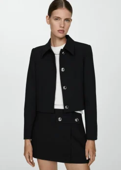 MANGO Kurtki*Krótka kurtka na guziki