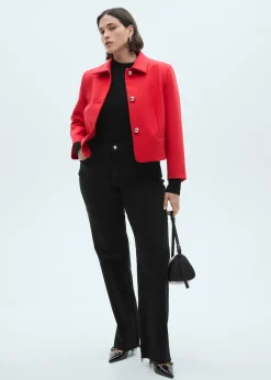 MANGO Kurtki*Krótka kurtka na guziki