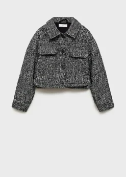 Dzieci MANGO Płaszcze I Kurtki*Krótka kurtka w jodełkę