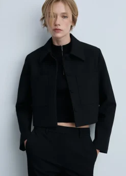 MANGO Kurtki*Krótka kurtka z kieszeniami