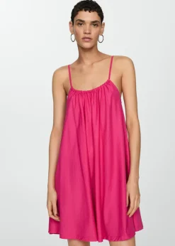MANGO Sukienki I Kombinezony*Krótka lejąca sukienka