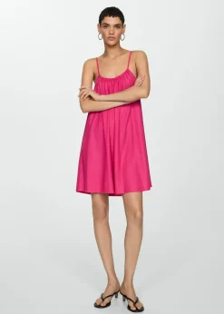 MANGO Sukienki I Kombinezony*Krótka lejąca sukienka