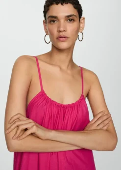 MANGO Sukienki I Kombinezony*Krótka lejąca sukienka