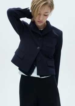 MANGO Kurtki|Marynarki*Krótka marynarka z guzikami