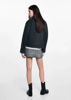 MANGO Płaszcze I Kurtki*Krótka parka z efektem woskowania