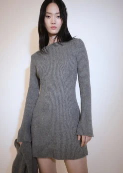 MANGO Sukienki I Kombinezony*Krótka prążkowana sukienka