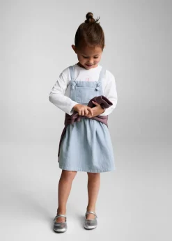 Dzieci MANGO Sukienki I Kombinezony|Szorty I Spódnice*Krótka sukienka bawełniana na szelkach