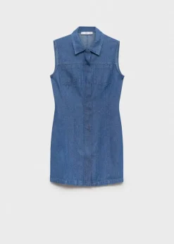 MANGO Sukienki I Kombinezony*Krótka sukienka dżinsowa