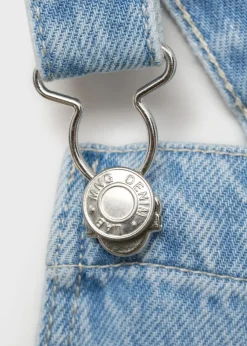 Dzieci MANGO Sukienki I Kombinezony*Krótka sukienka dżinsowa na szelkach