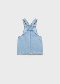 Dzieci MANGO Sukienki I Kombinezony*Krótka sukienka dżinsowa na szelkach