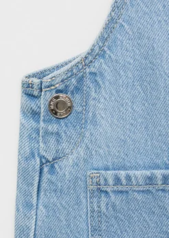 Dzieci MANGO Sukienki I Kombinezony*Krótka sukienka dżinsowa na szelkach