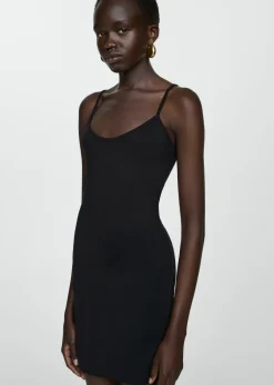 MANGO Sukienki I Kombinezony*Krótka sukienka halka na ramiączkach