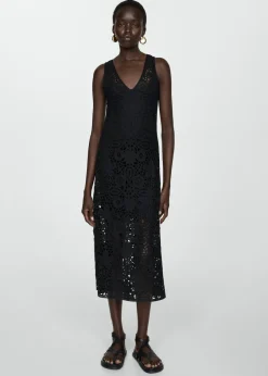 MANGO Sukienki I Kombinezony*Krótka sukienka halka na ramiączkach