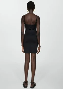 MANGO Sukienki I Kombinezony*Krótka sukienka halka na ramiączkach