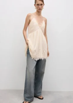 MANGO Sukienki I Kombinezony*Krótka sukienka koronkowa