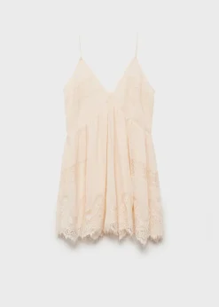 MANGO Sukienki I Kombinezony*Krótka sukienka koronkowa