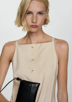 MANGO Sukienki I Kombinezony*Krótka sukienka na guziki