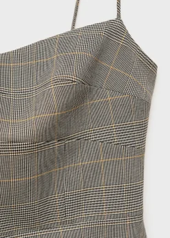 MANGO Sukienki I Kombinezony*Krótka sukienka w kratę