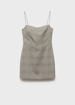 MANGO Sukienki I Kombinezony*Krótka sukienka w kratę